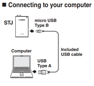 stj usb to computer connection